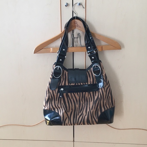 Animal Print Nine West Shoulder Bag - Picture 2 of 5